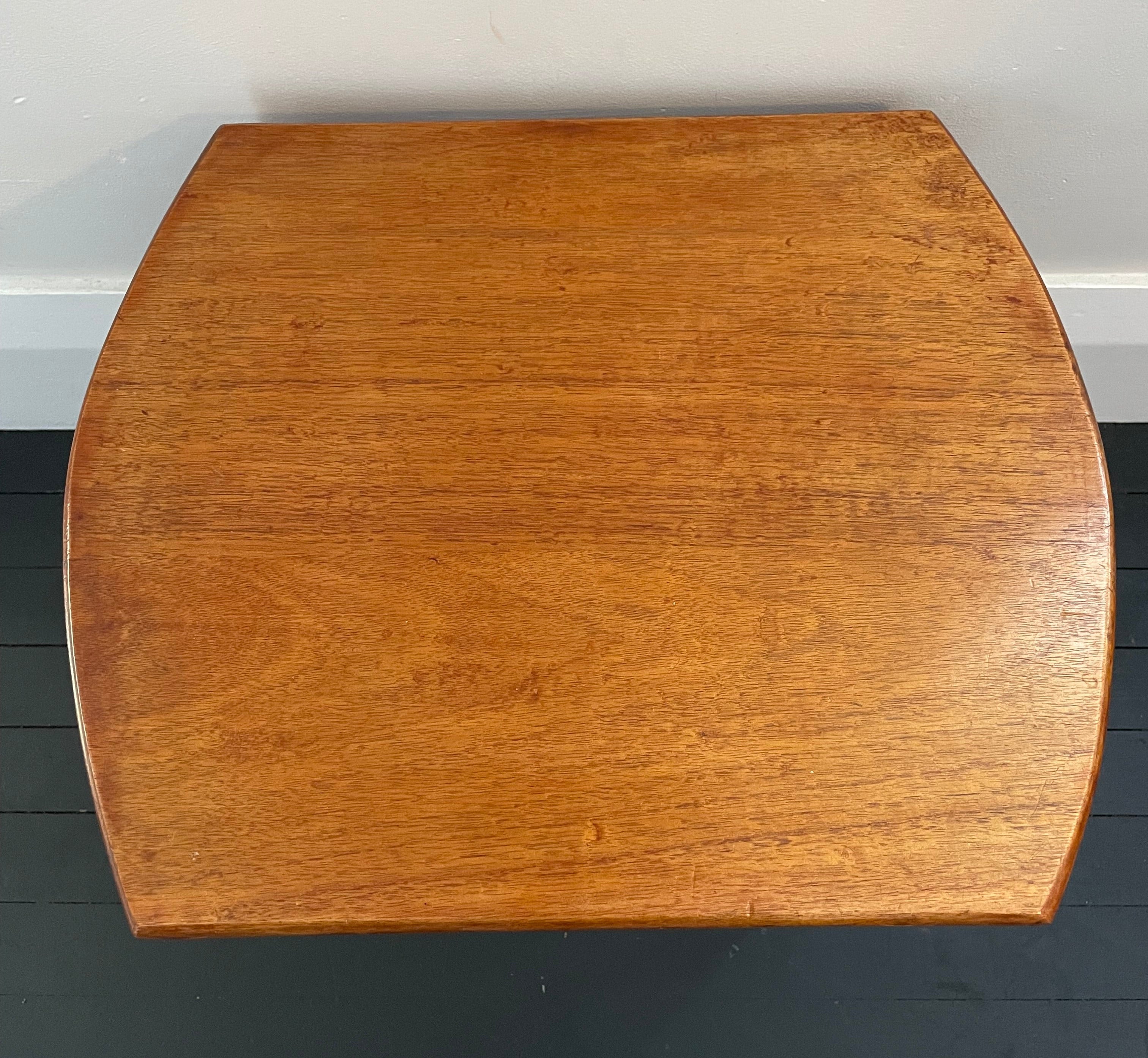 Vintage Scollaped Apron Side Table