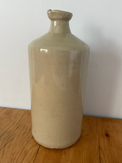 Antique Stoneware Lipped Bottle