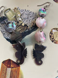 Shell Seahorse Earrings