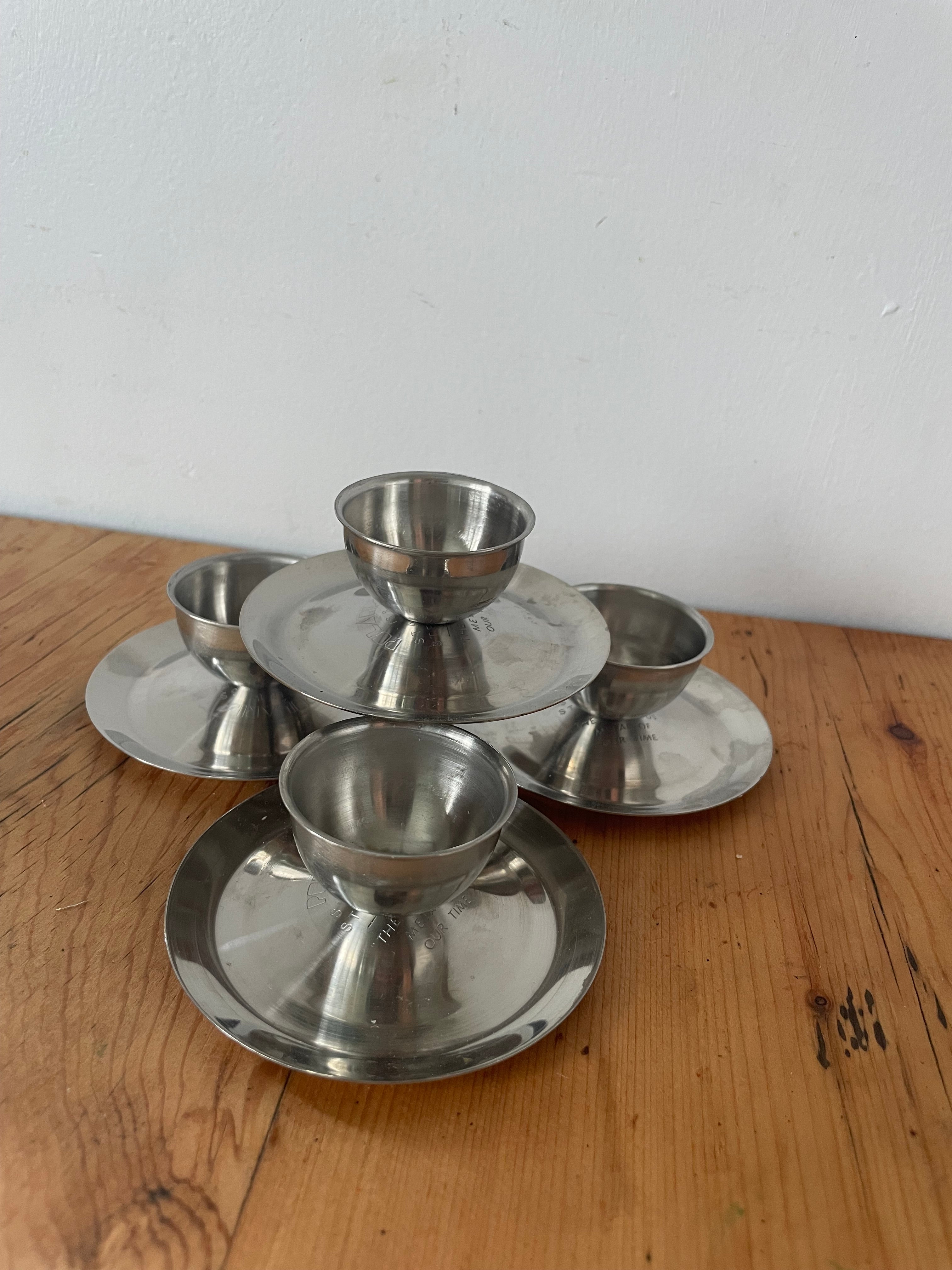 Mid Century Polaris Eggcup Set