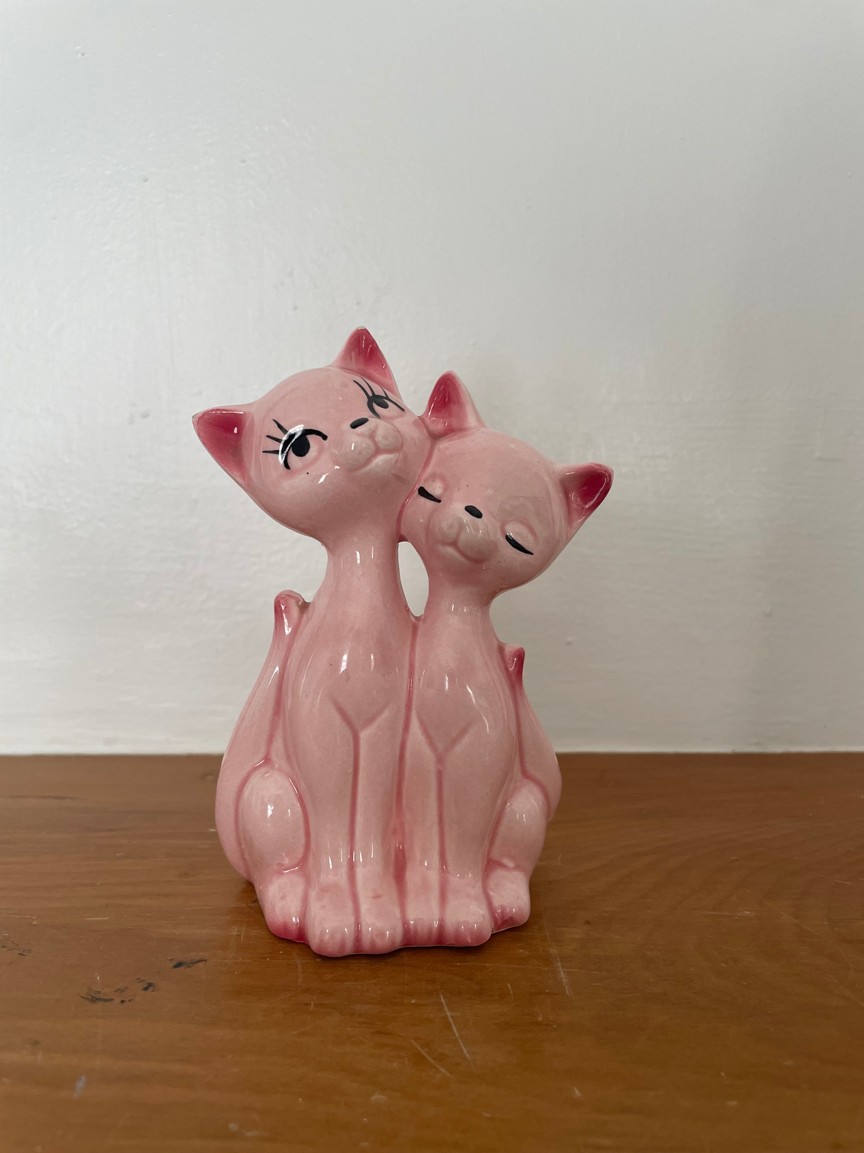 Mid Century Pink Kitties
