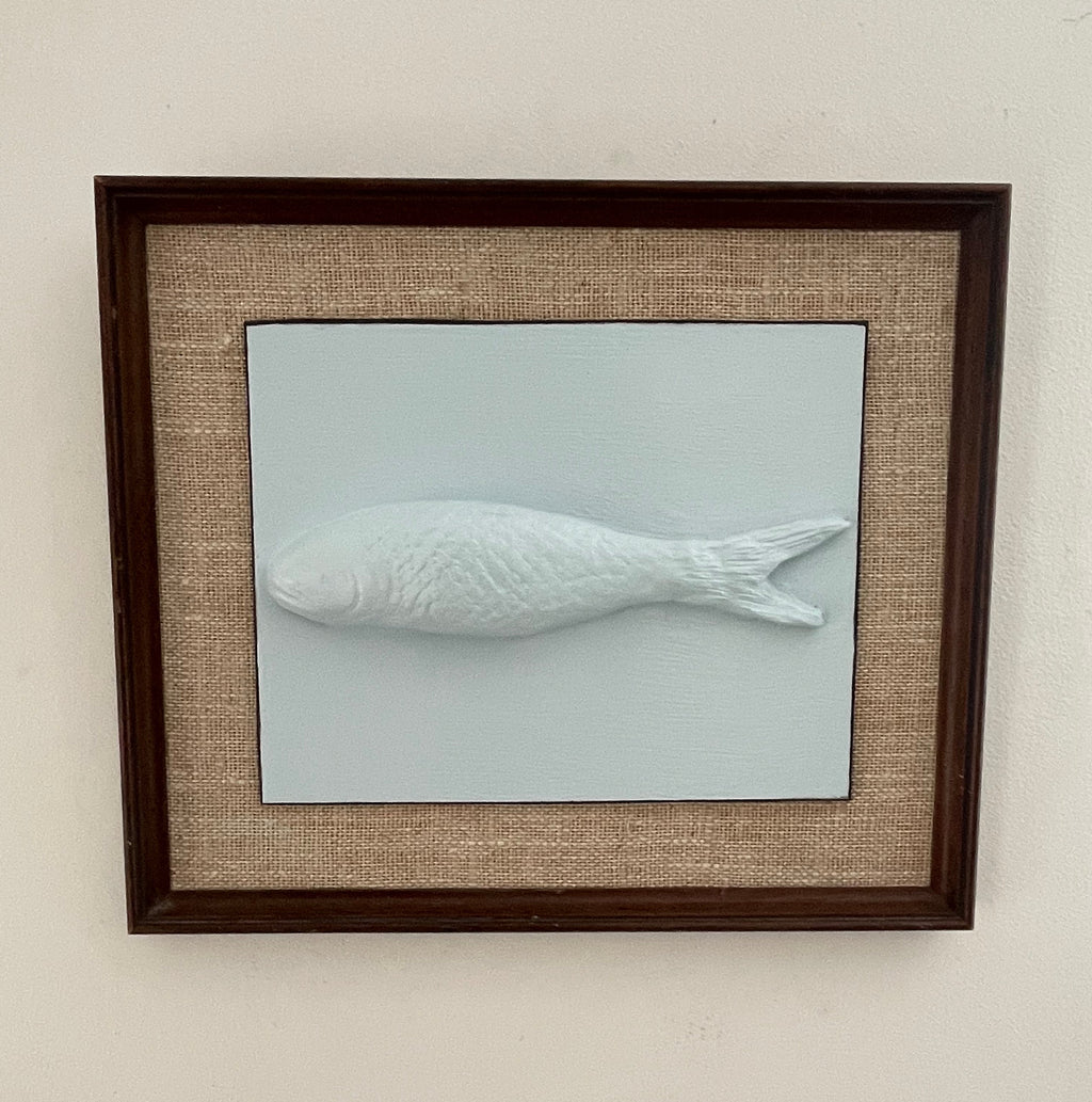 Vintage 3D Fish Print