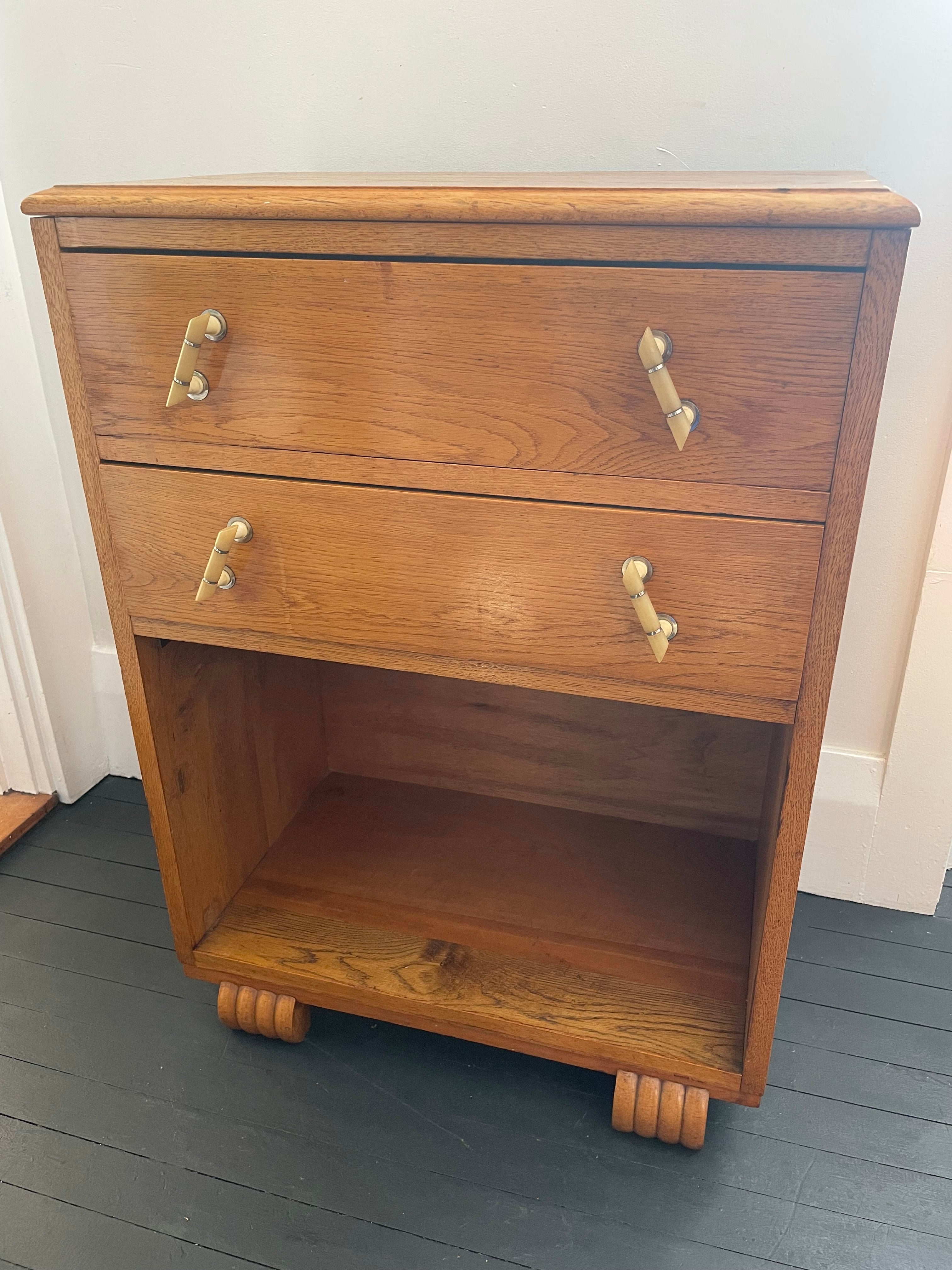 Vintage Golden Oak Shelf