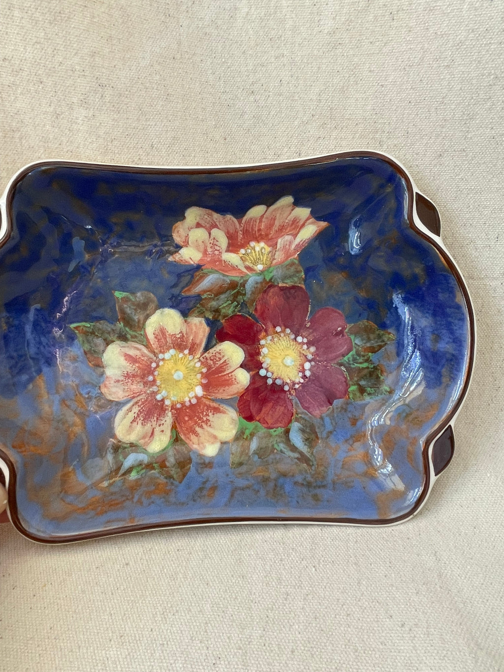Floral Ceramic Tray