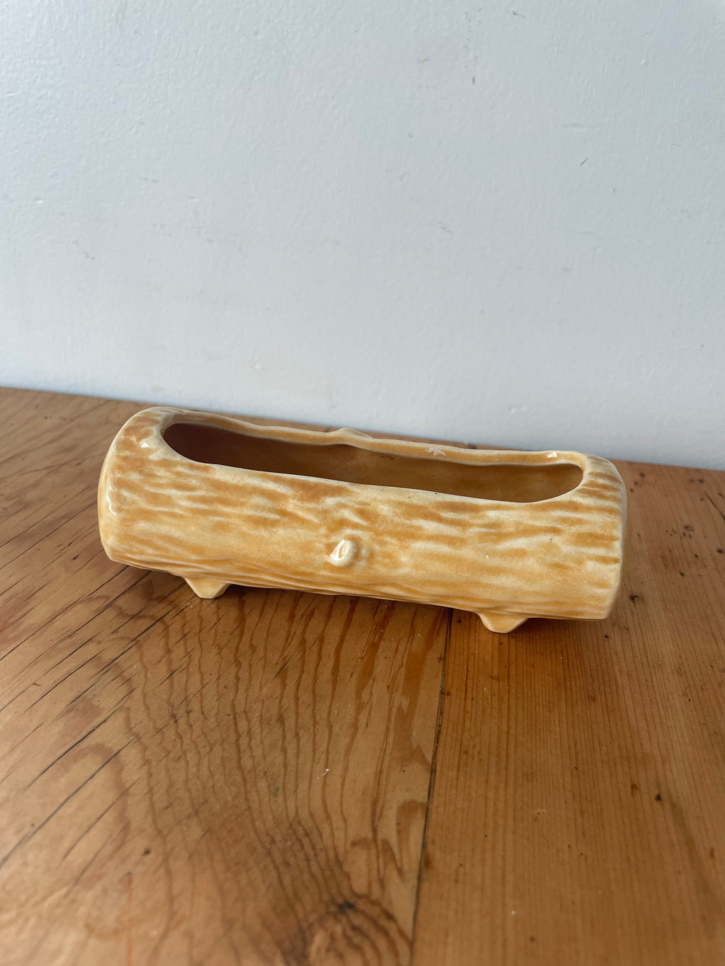 Vintage Log Posy Vase