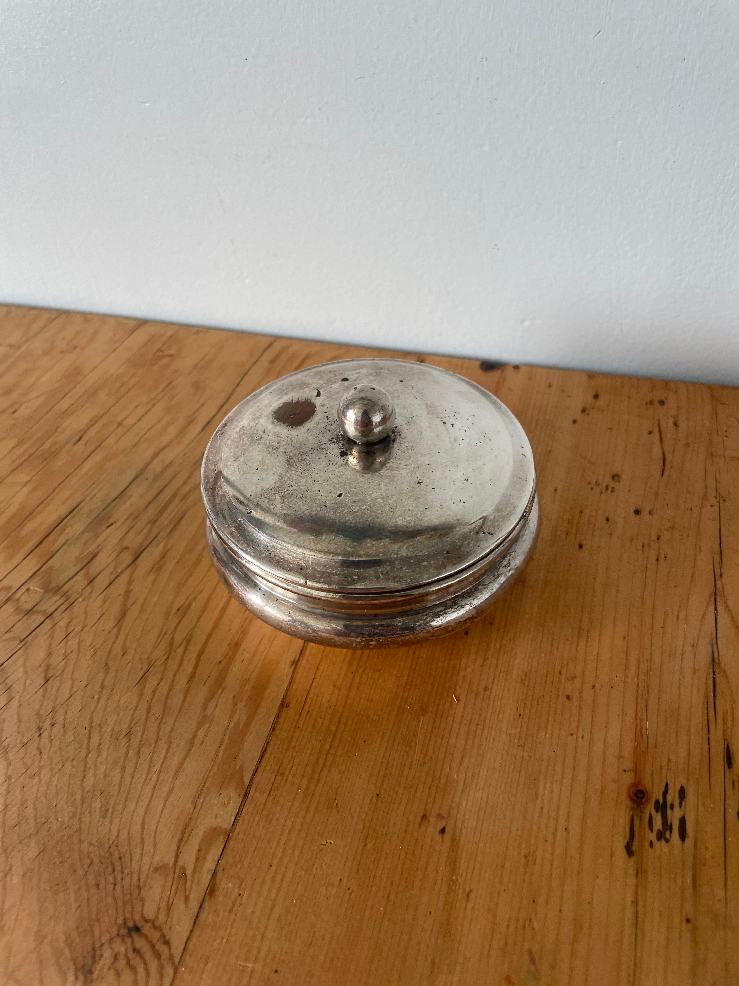 Silver Plated Lidded Box