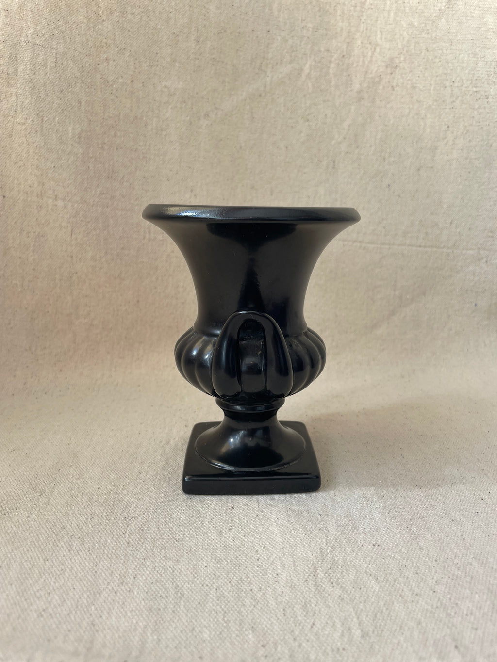 Vintage Black Urn
