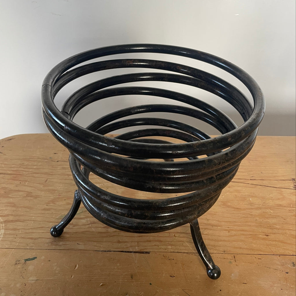 Ball Footed Spiral Plant Stand