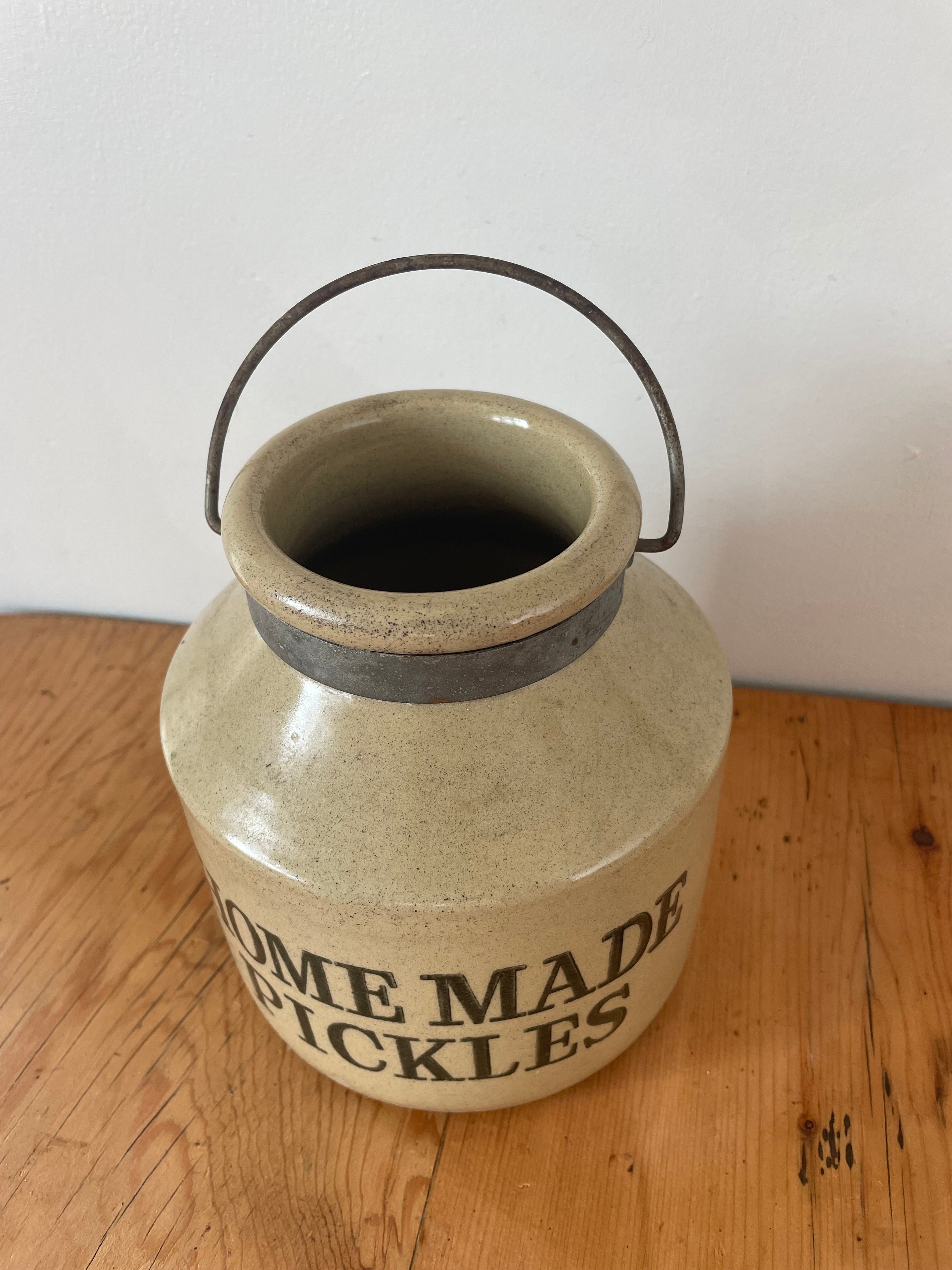Antique Stoneware Pickle Jar