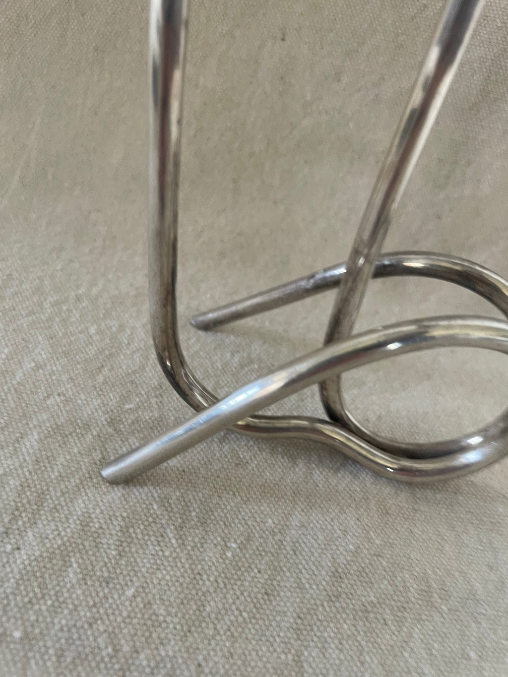 Vintage Silver Plated Candle Stand