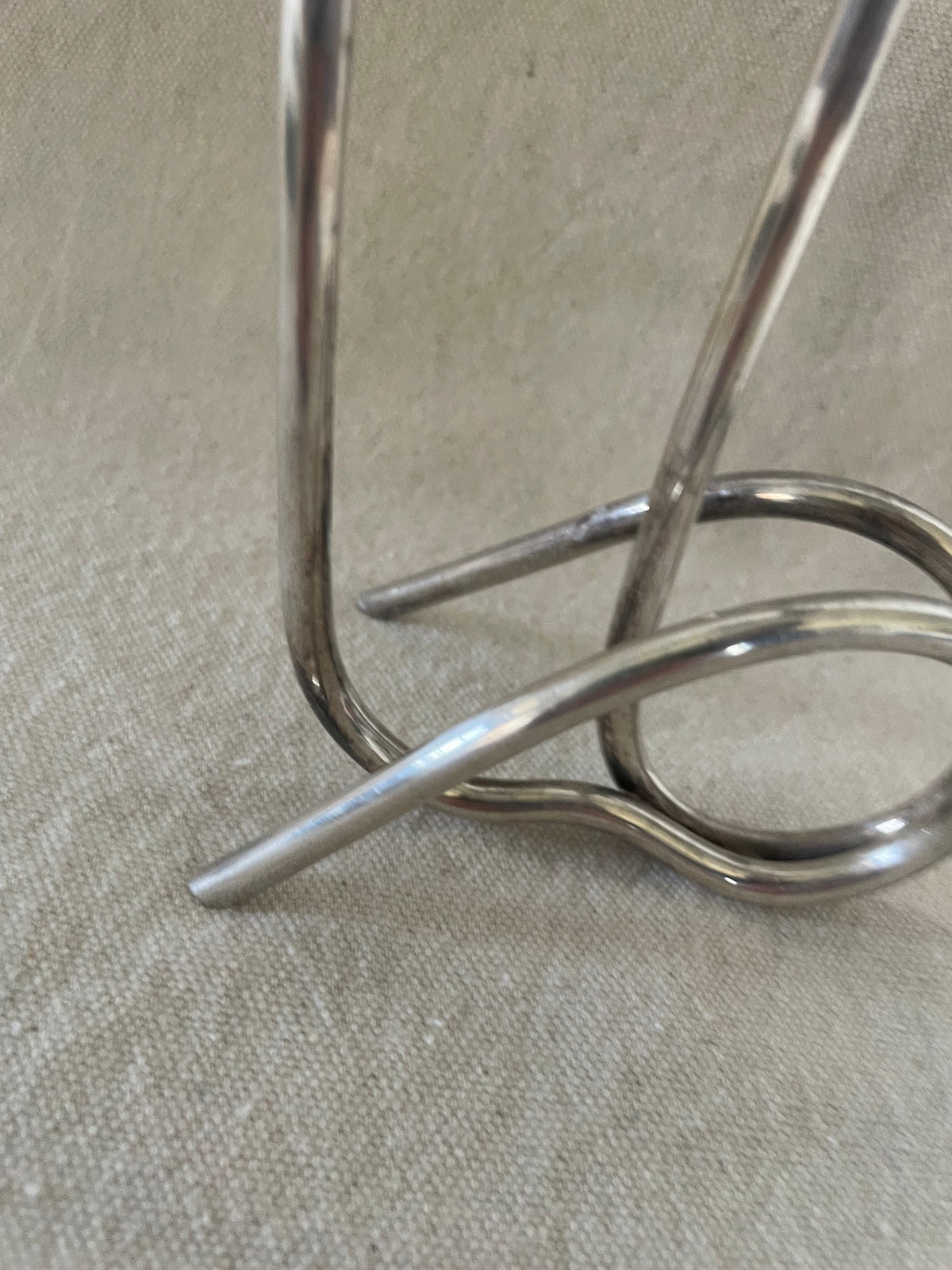 Vintage Silver Plated Candle Stand