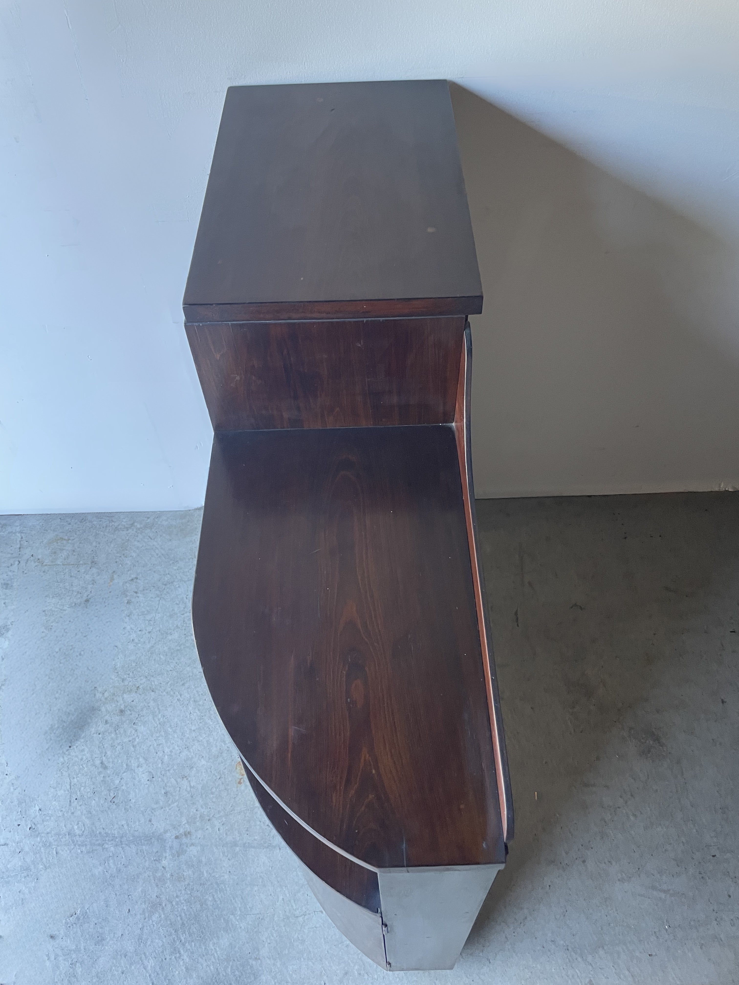 Art Deco Curved Cabinet