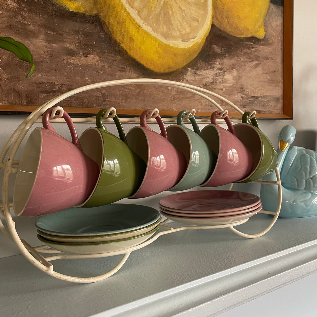 Crown Lynn Colour Glaze Set