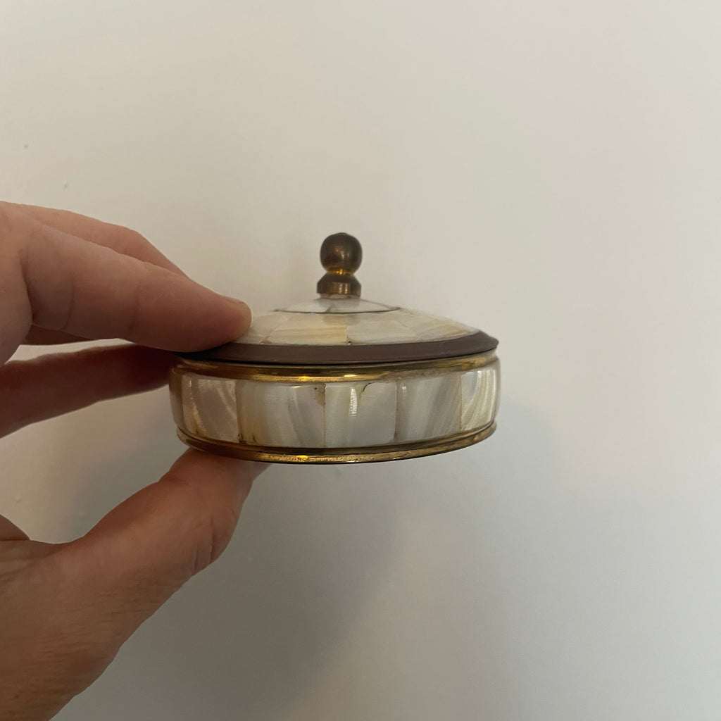 Mother Of Pearl Trinket Box
