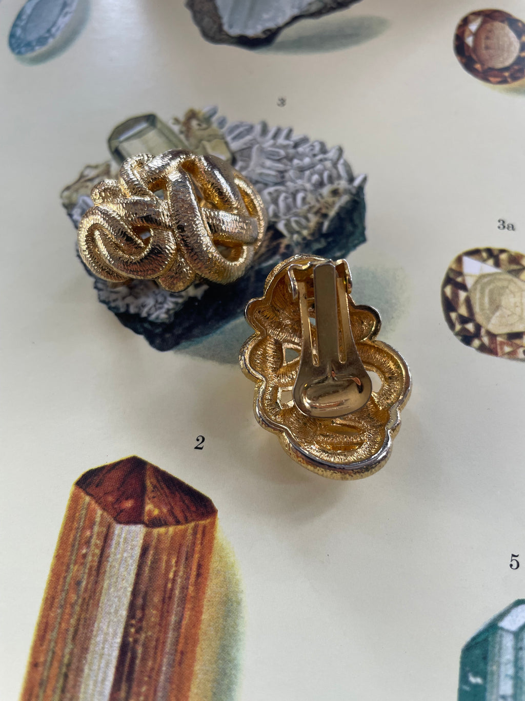 Snake Coil Clip On Earring