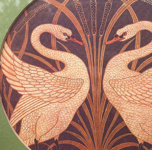 Art Nouveau Swan Print