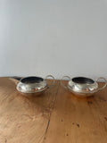 Antique Silver Plated Creamer and Sugar Set