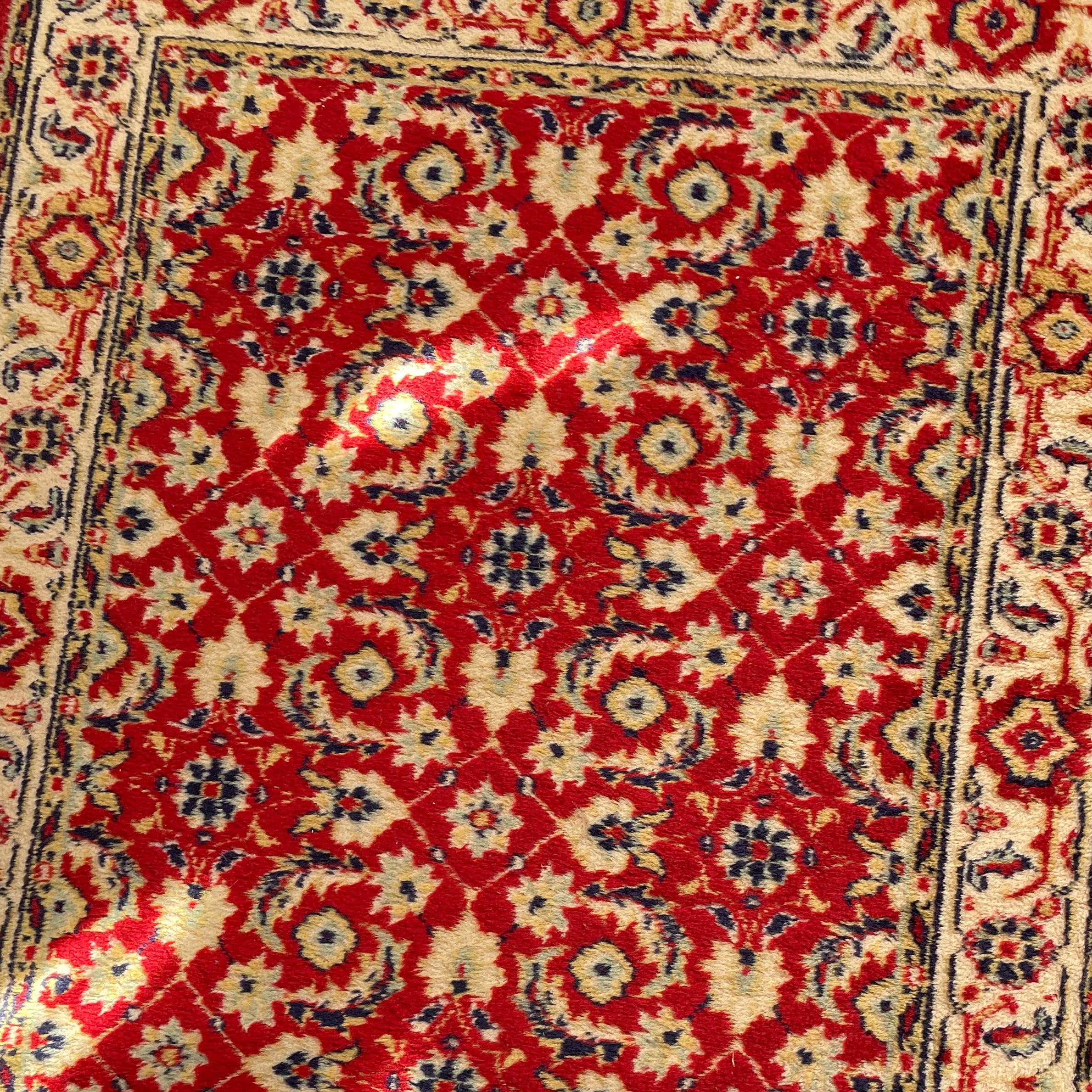 Vintage Belguim Rafat Wool Rug