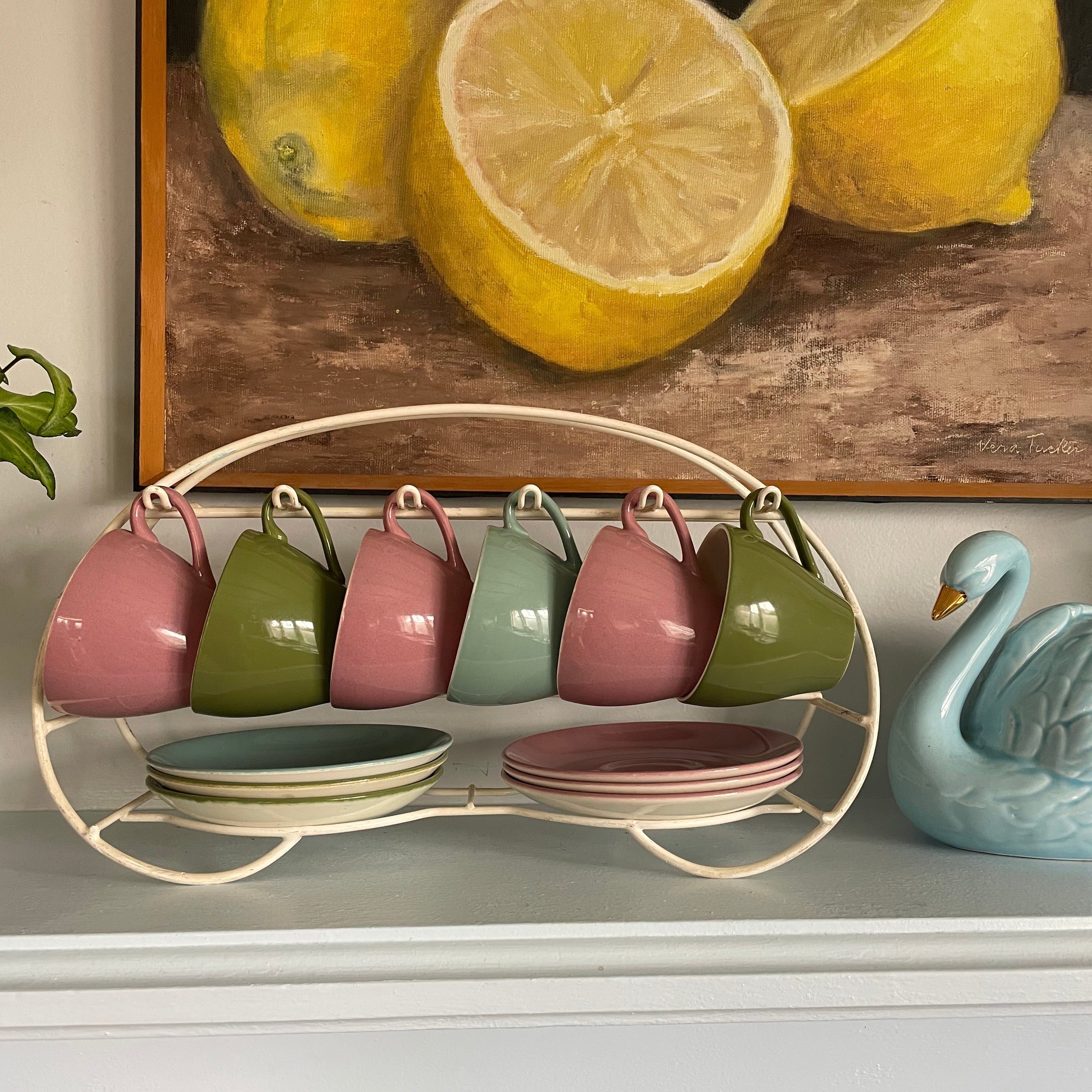 Crown Lynn Colour Glaze Set