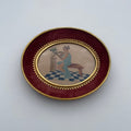 Antique Woman With Harp Needlepoint