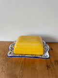 Handpainted Algave Butter Dish