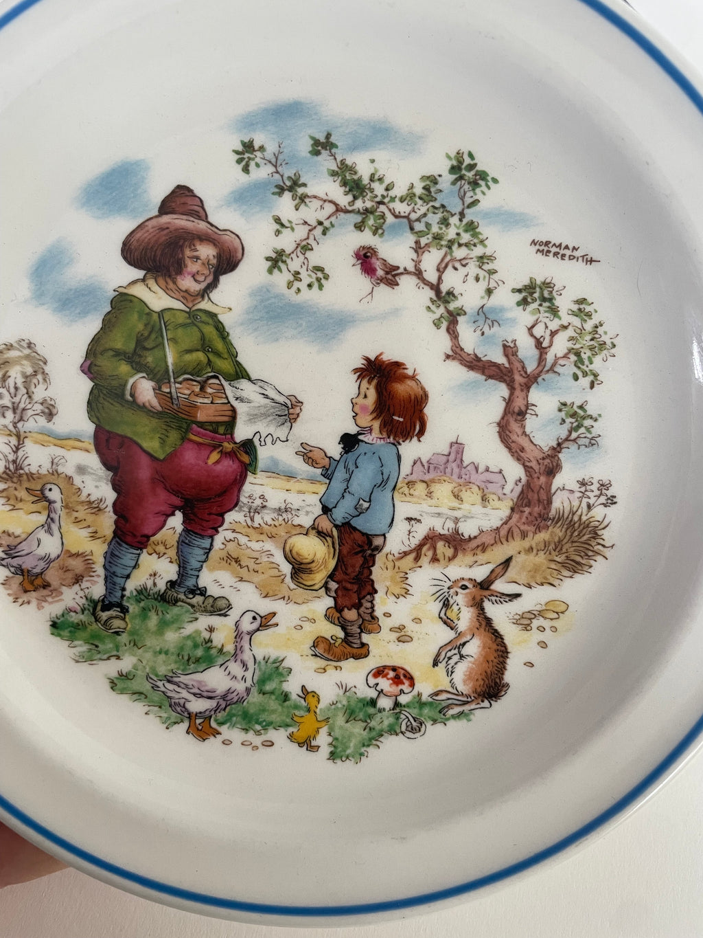 Crown Lynn Simple Simon Plate