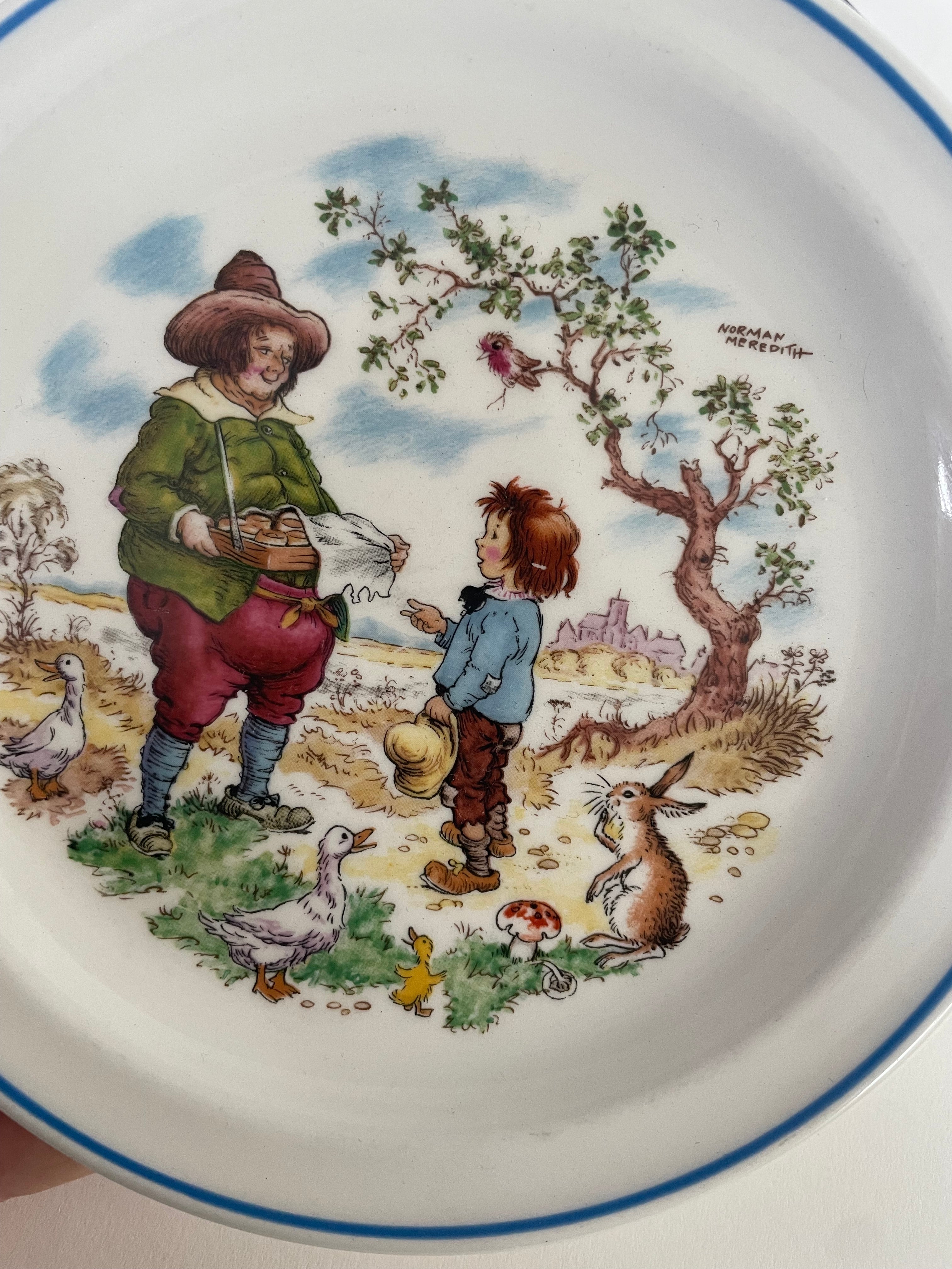 Crown Lynn Simple Simon Plate