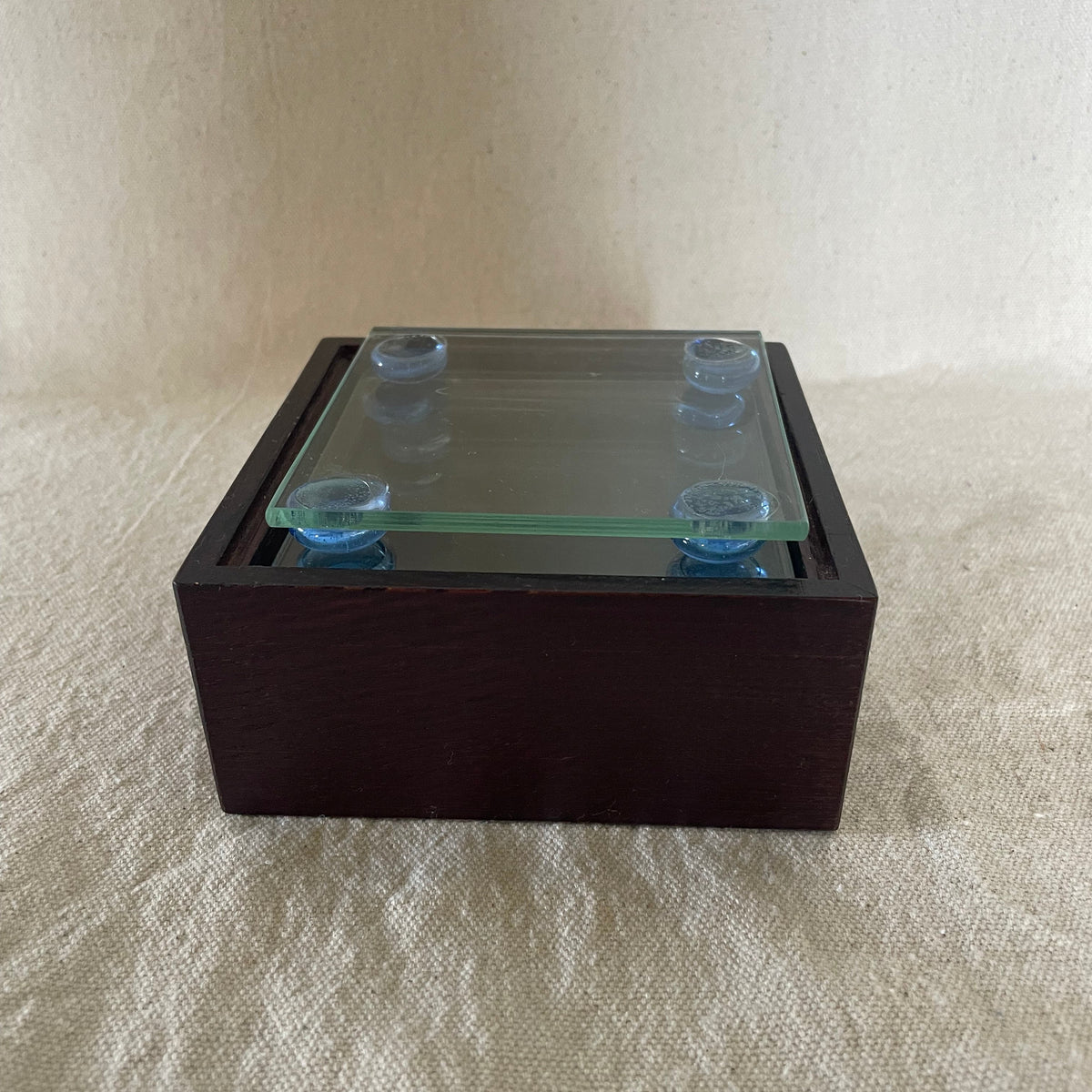 Glass Coaster Set