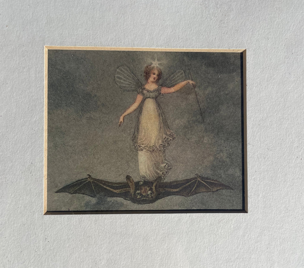 Fairy On A Bat Print