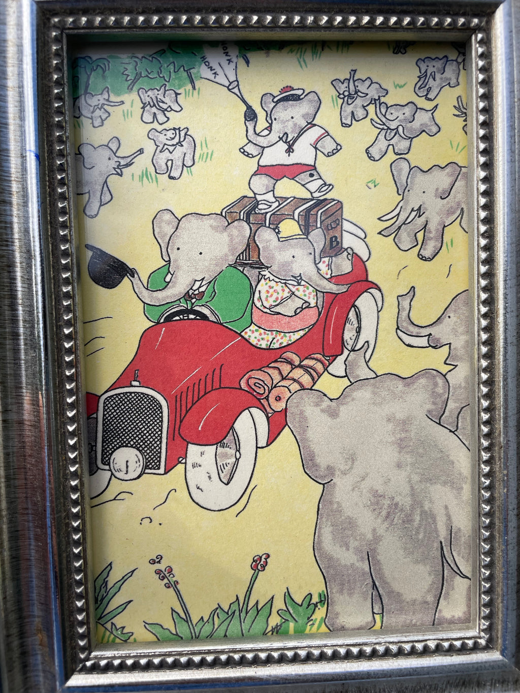 Babar In His Car Print