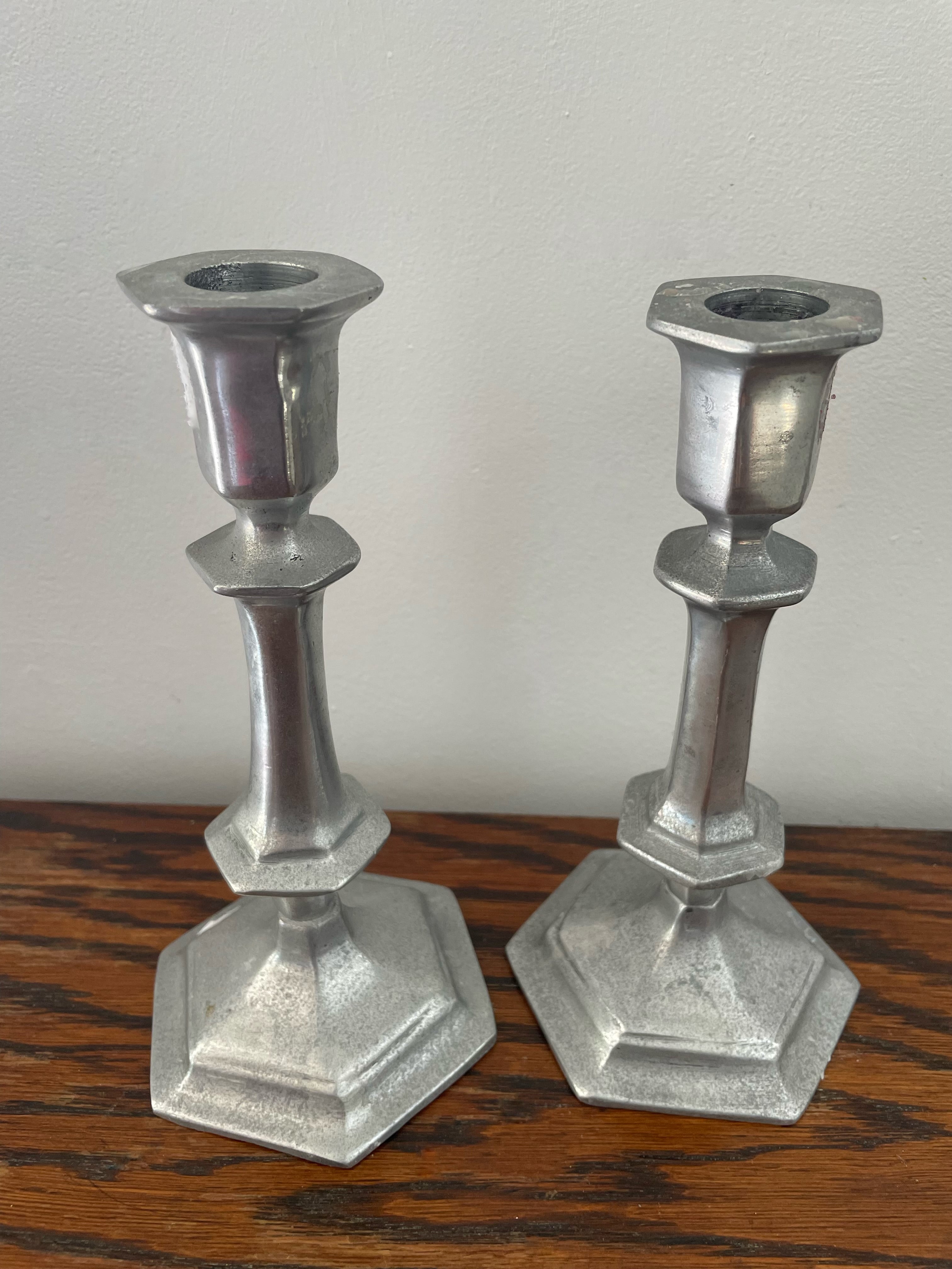 Aluminum Candlestick Holders