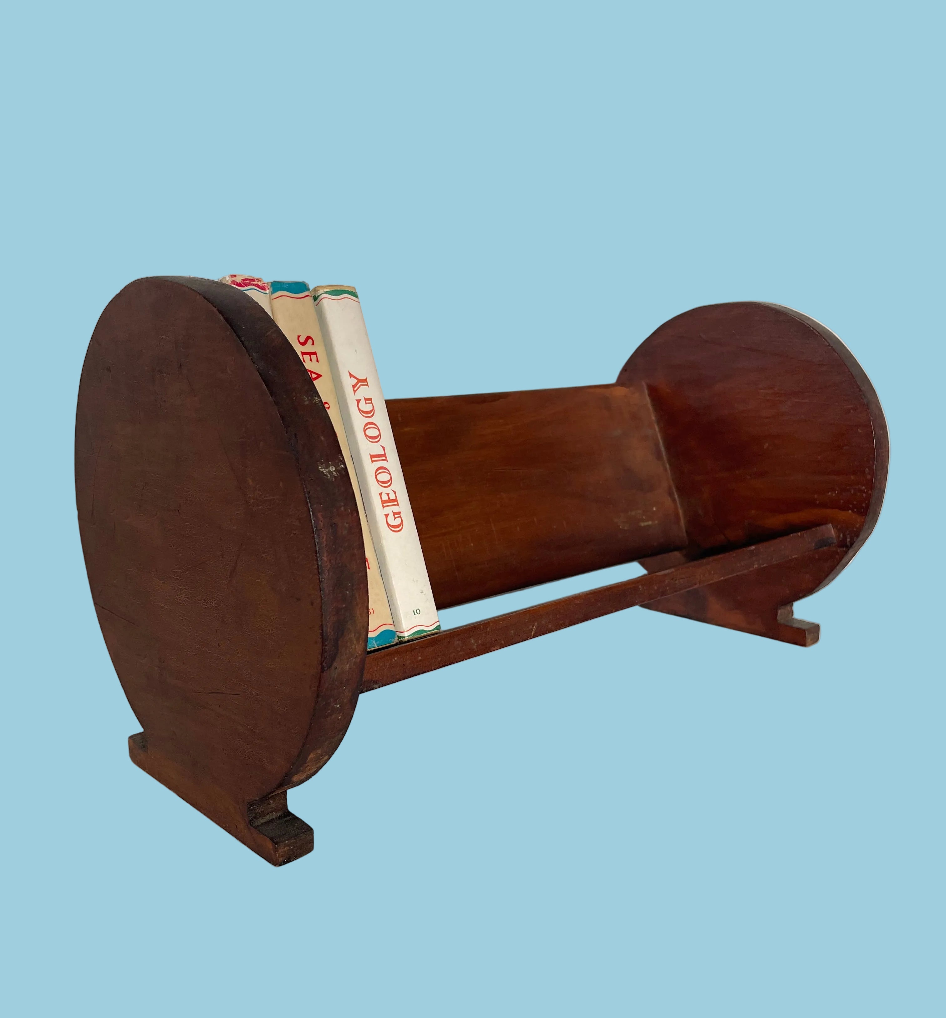 Antique Wooden Tabletop Shelf