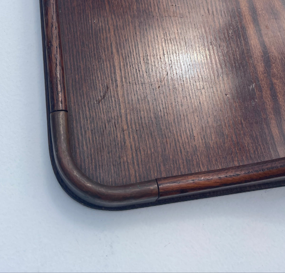 Vintage Oak And Copper Tray