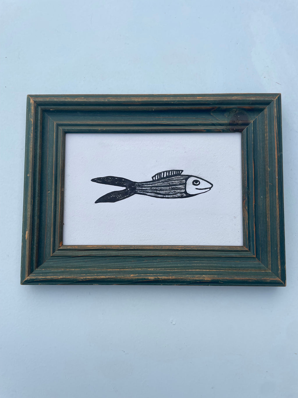 Stripey Fish Painting
