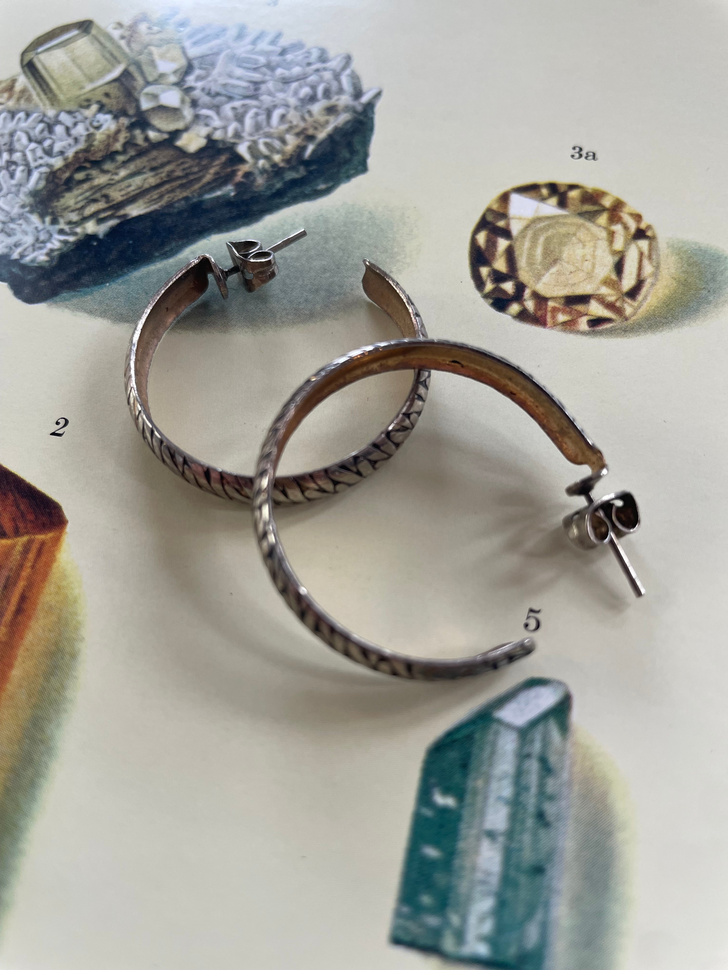 Silver Hoop Earrings