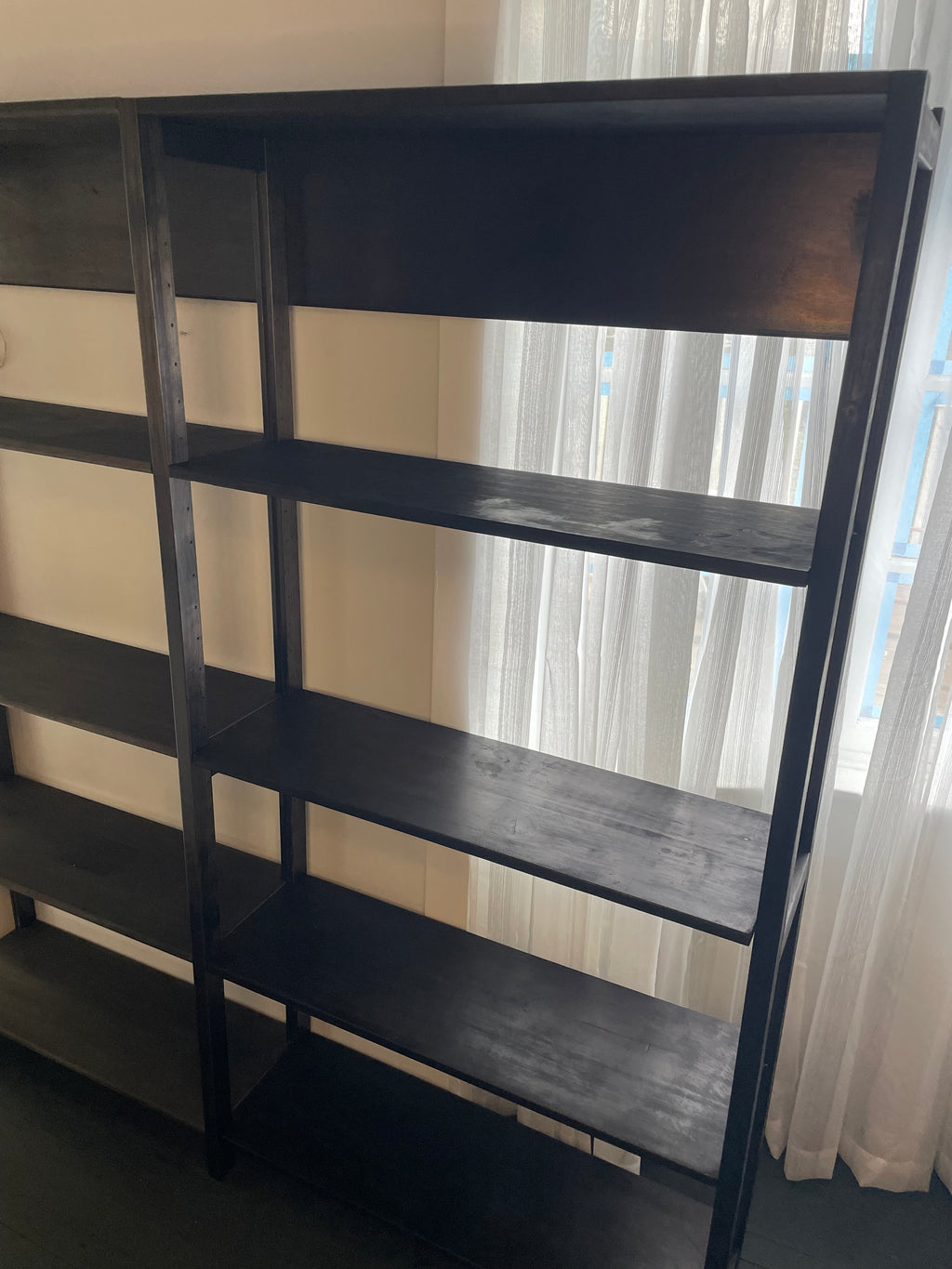 Vintage Black Lundia Shelving