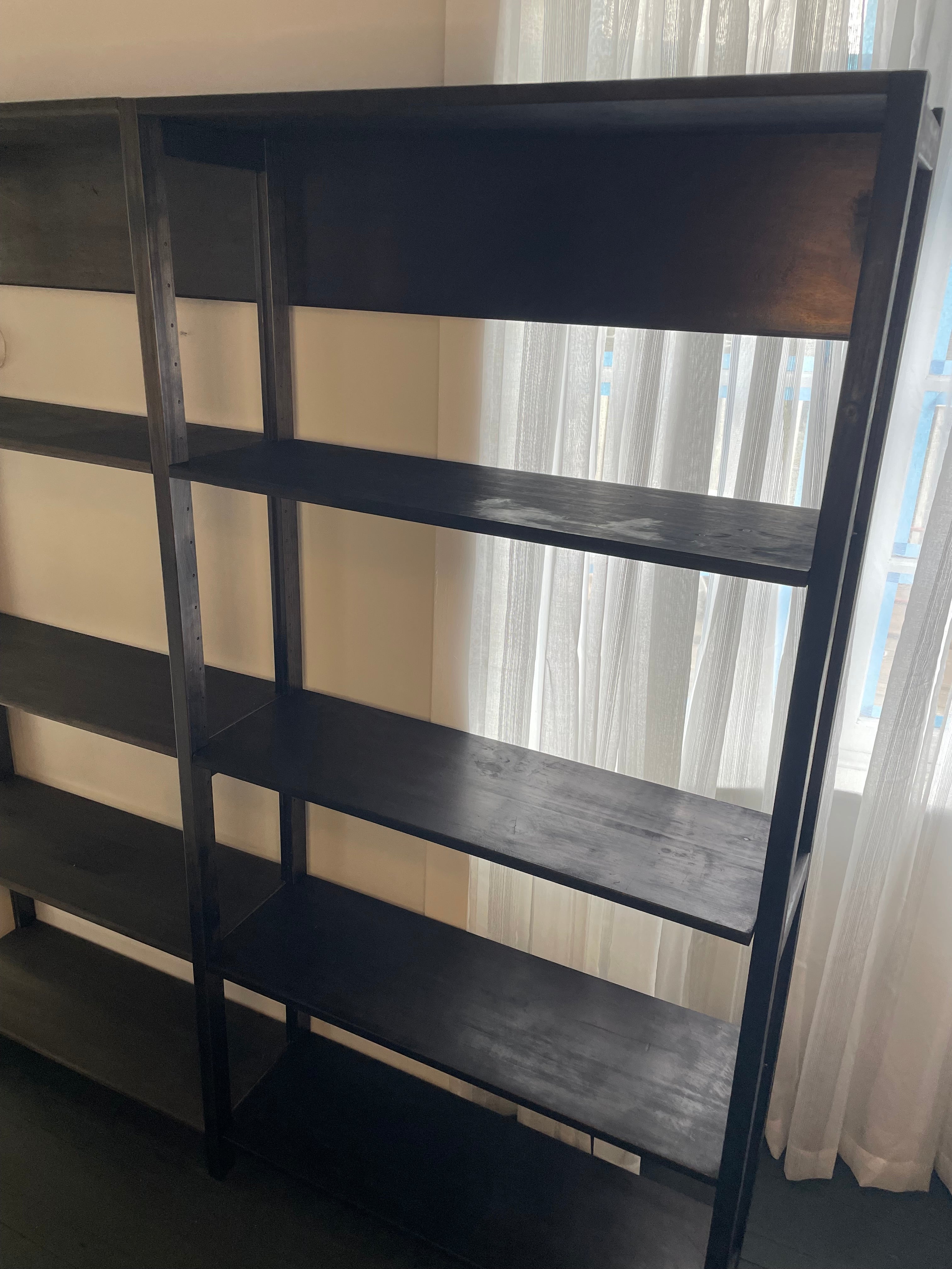 Vintage Black Lundia Shelving