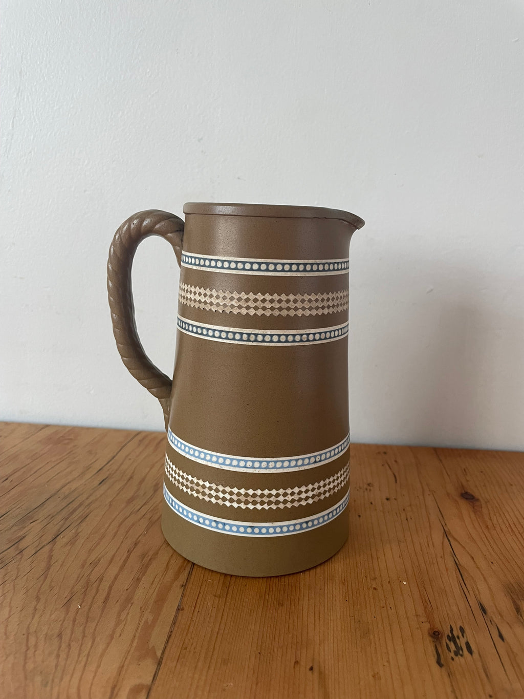 Stripe Ceramic Pitcher