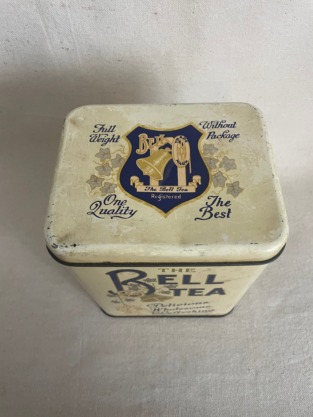 Vintage Bell Tea Tin