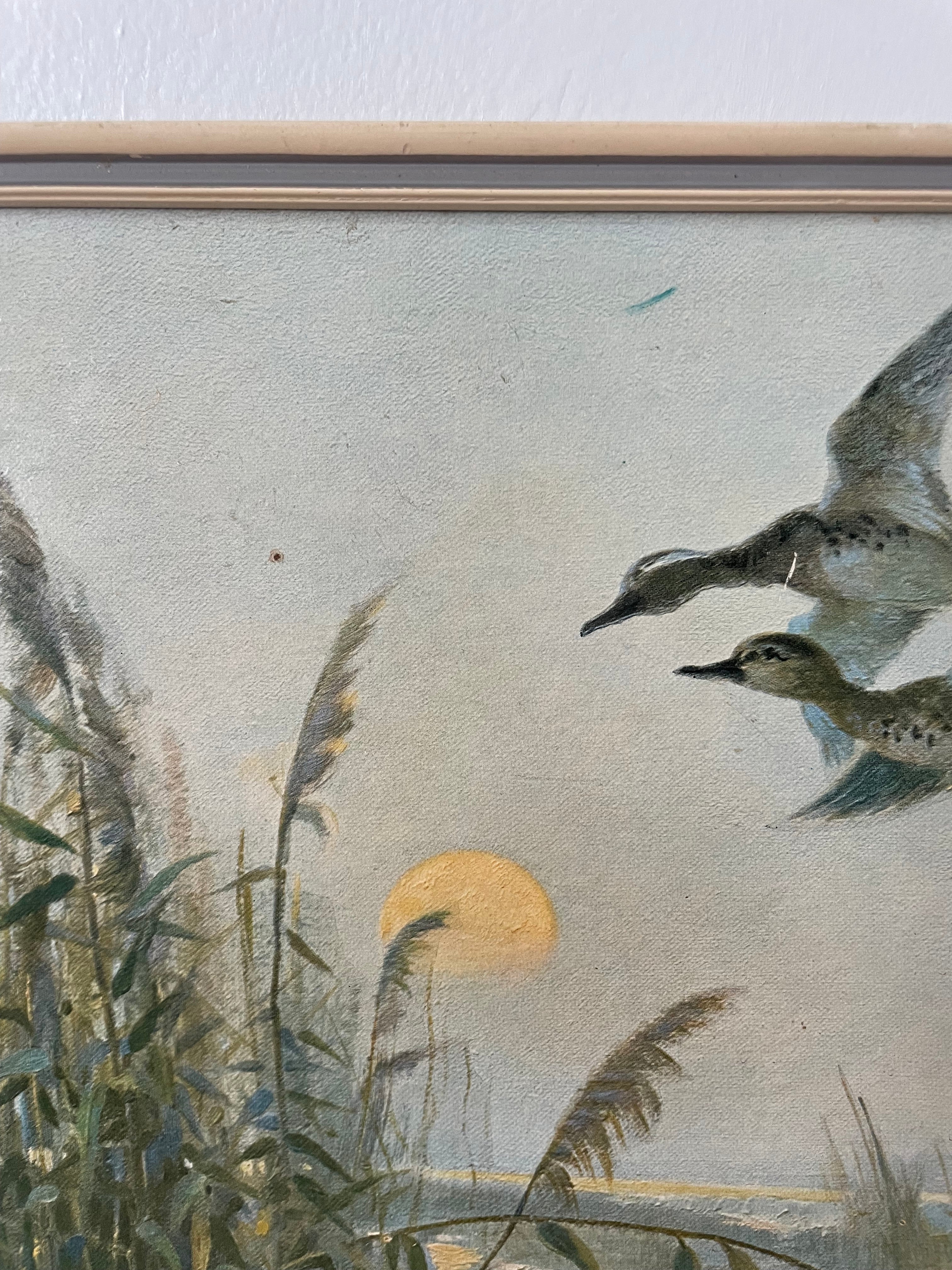 Vintage Vernon Ward Flying Ducks Print