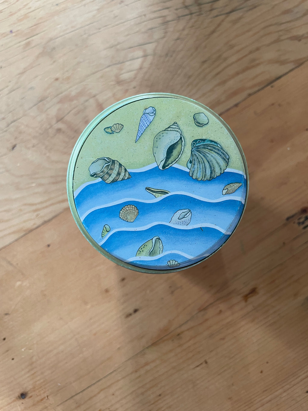 Vintage Shell Tin