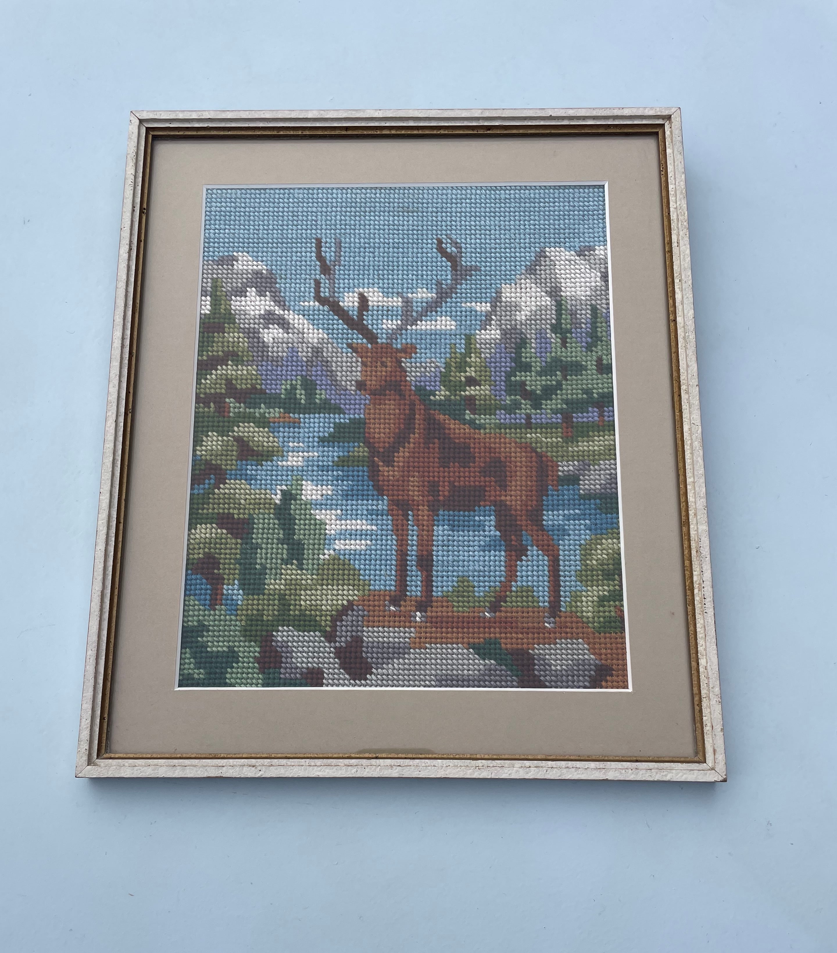 Vintage Stag Embroidery
