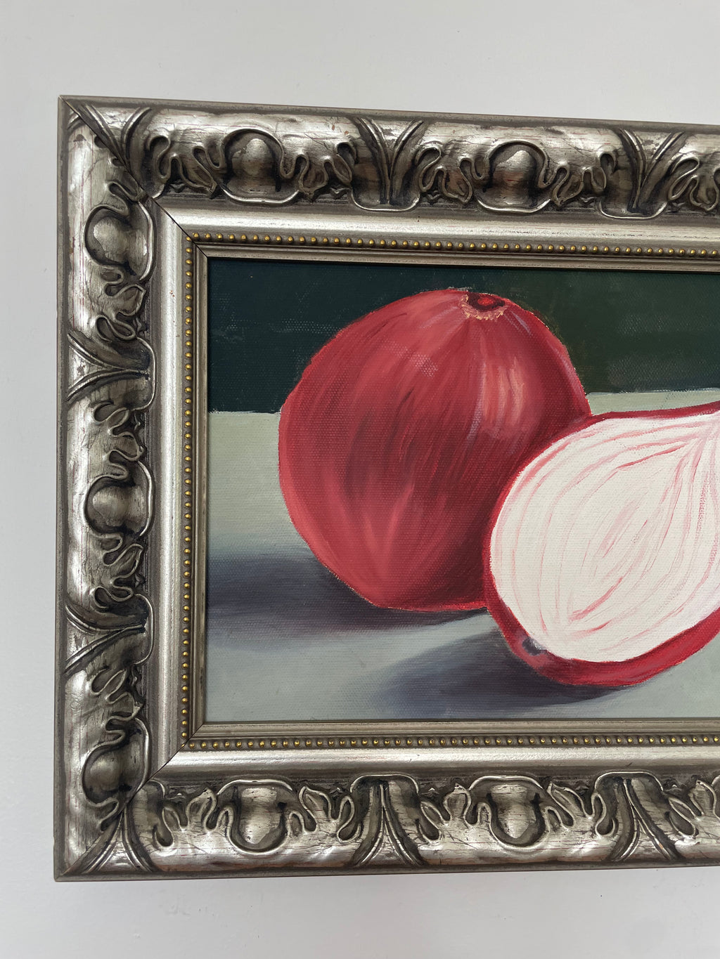 Still Life Red Onion Painting