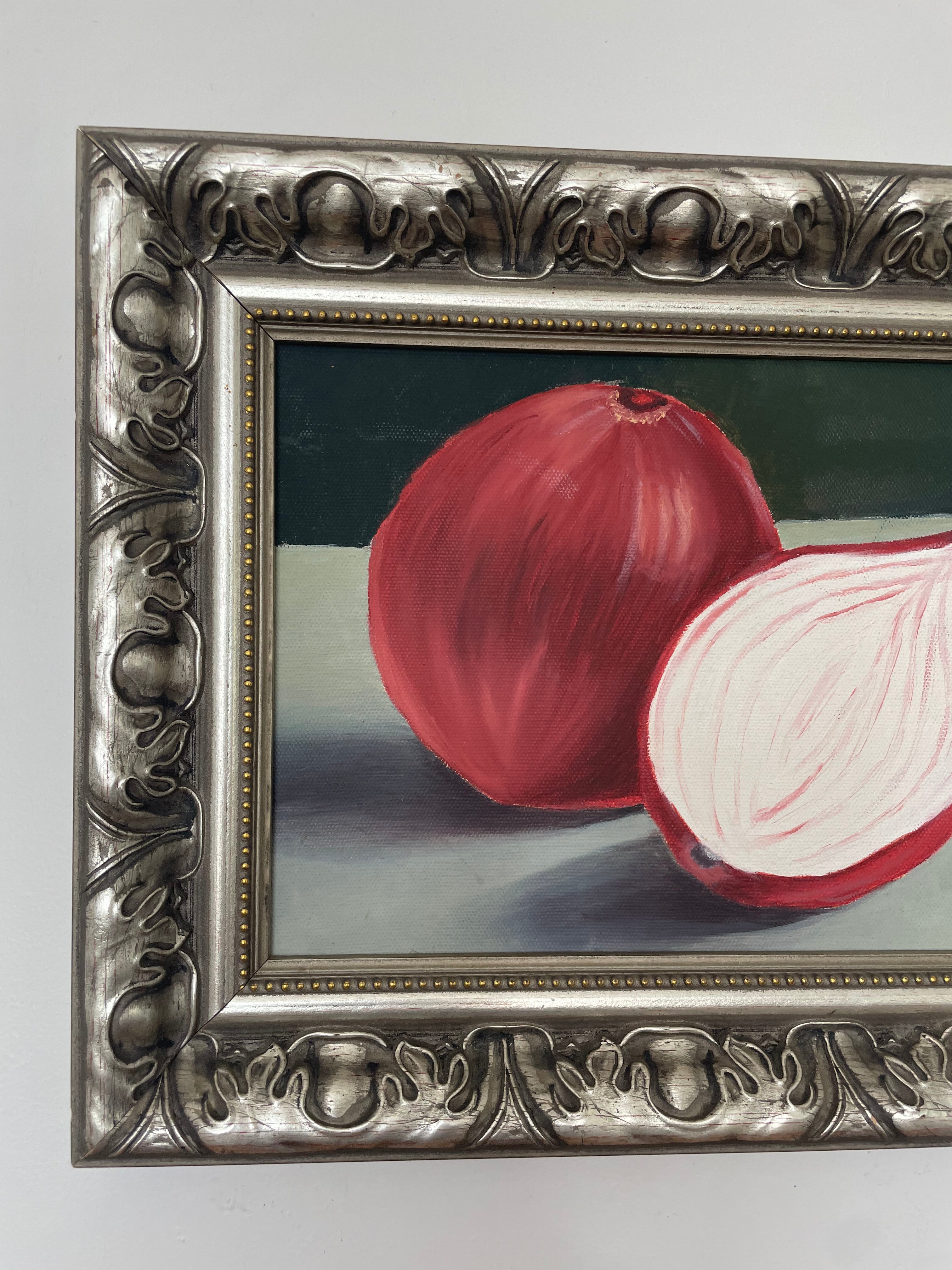 Still Life Red Onion Painting