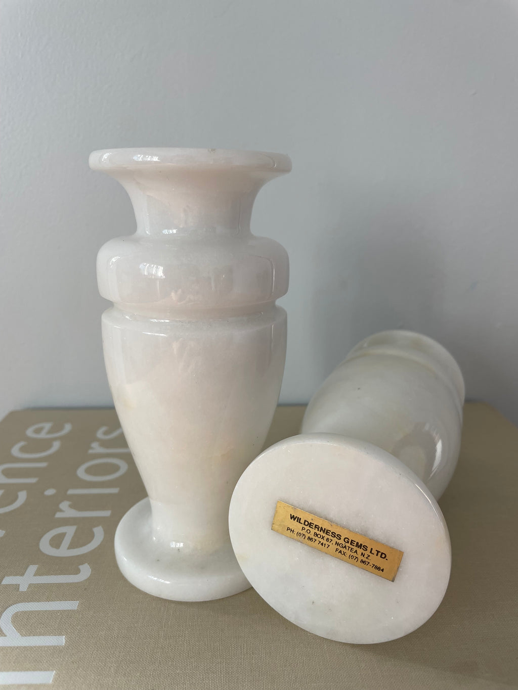 Vintage Alabaster Onyx Vessel