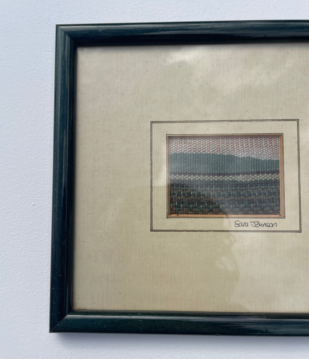 Vintage Framed Weaving