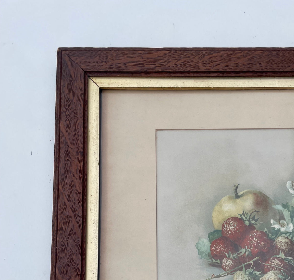 Antique Still Life With Strawberries