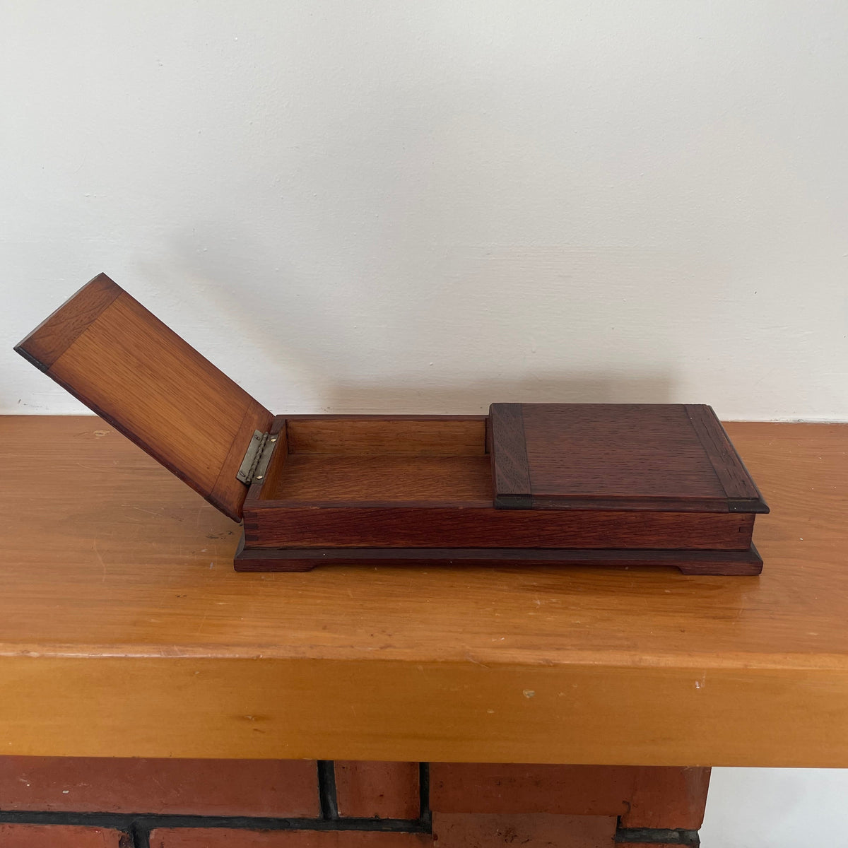 Vintage Oak Keepsake Box