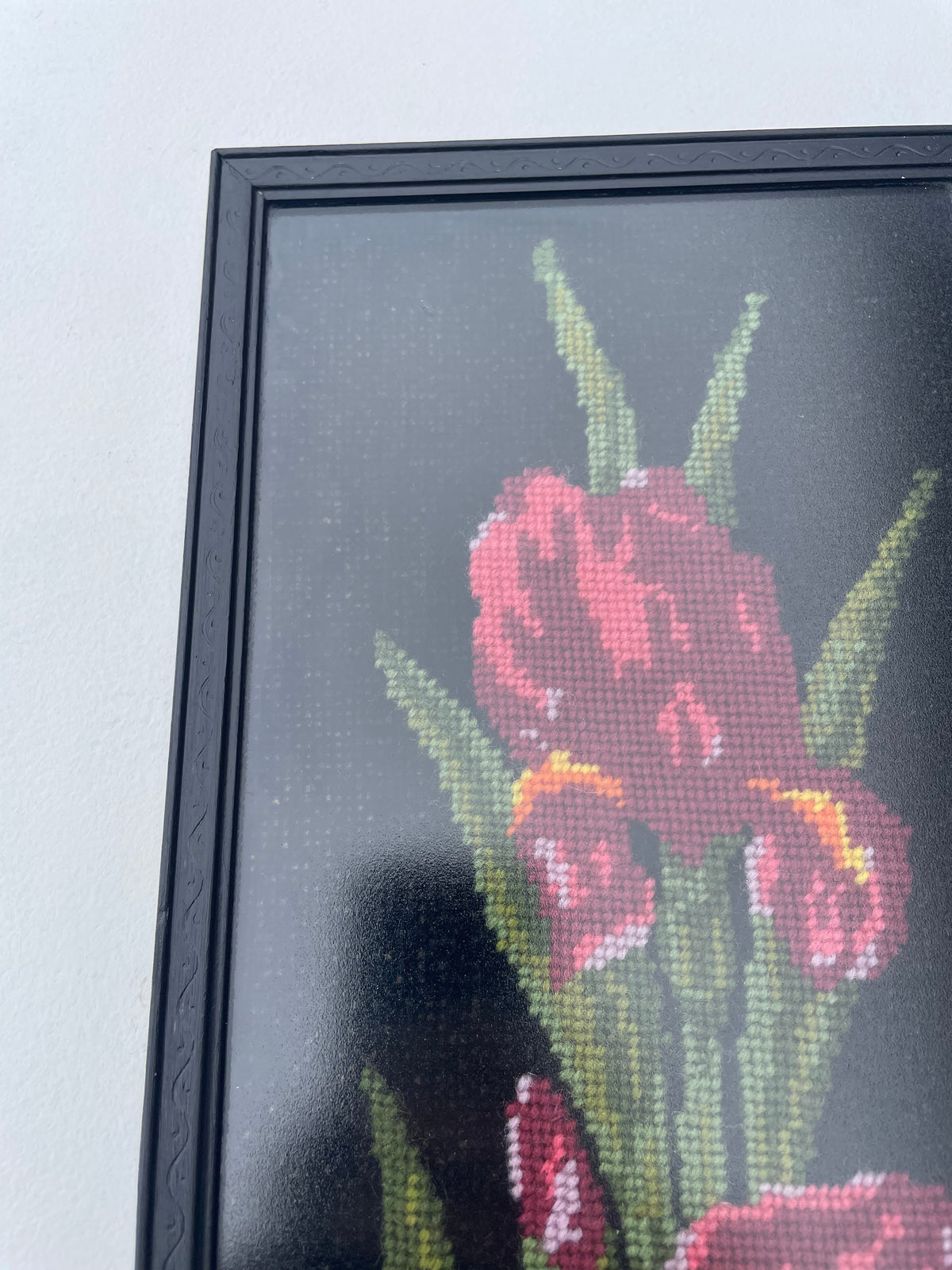Vintage Iris Cross Stich