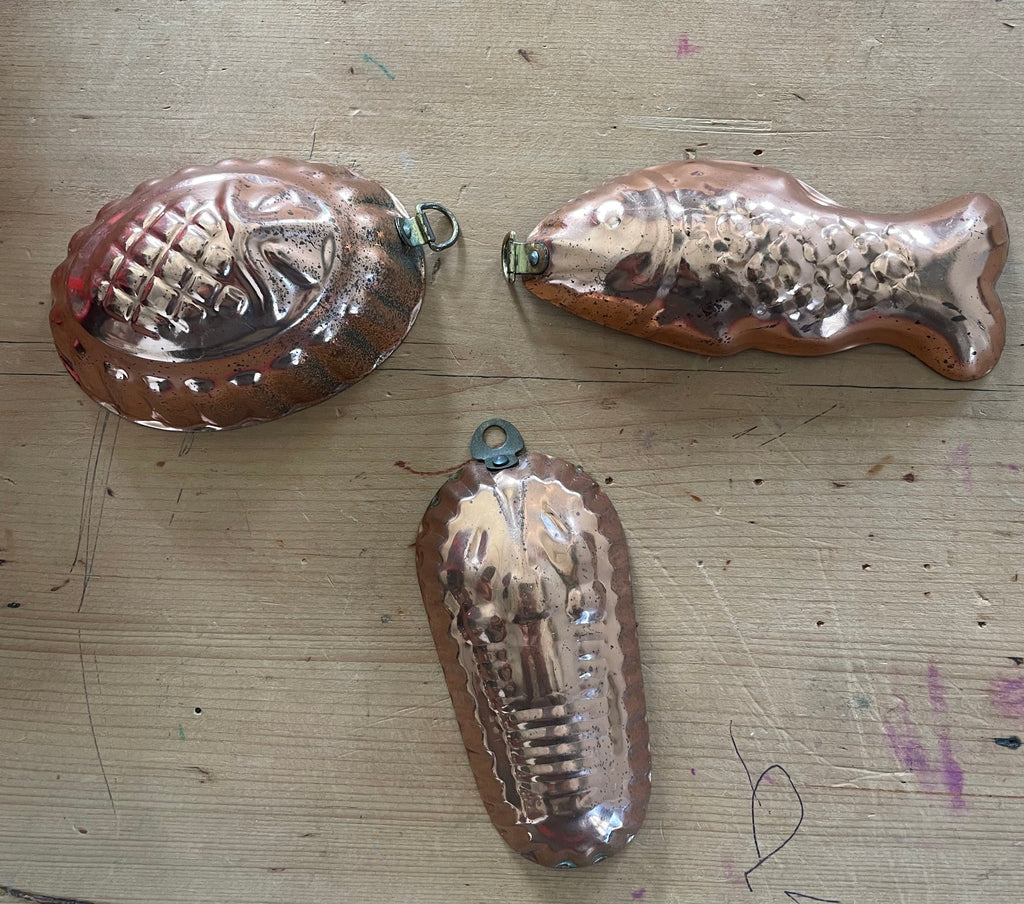 Vintage Copper Pineapple Mold
